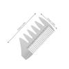 CALLARON Mens Comb Dual Sided Beard Comb Brush Grooming Beard Brush for Men Unbreakable Zinc Alloy Material view 2