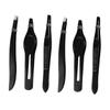 CALLARON 1set Stainless Steel Eyebrow Tweezers for Precise Eyebrow Grooming Ergonomic Design Lightweight and Portable for Women view 1