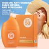 Broad Spectrum SPF 50 Sunscreen For Women, Weightless Travel Sunscreen Cream For All Skin Types, Water Resistant Sunblock, Lightweight, Oil Free - 1.76 OZ view 2
