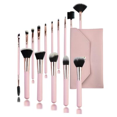 16 Soft Fiber Hair Makeup Brush Set Eye Shadow Brush Highlighting Brush Makeup Tools