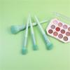 11pcs Green Makeup Brush Set for Beginners Complete Set Of Soft Beauty Tools view 4