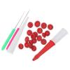 Ciieeo Caulking Cap Set 6 Pack Sealing Caulk Tips Caulk Cap Covers Piercing Needles Glass Accessories Kit view 1