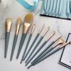 10pcs Bridge Eyeshadow Brushes Loose Powder Brushes Foundation Soft Brush Set Beauty Tools view 2