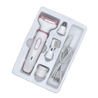 CALLARON USB Rechargeable Women's Hair Removal Kit Eyebrow Trimmer Nose Hair Shaver and Facial Remover Compact Personal Care Tool for Women