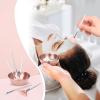 20Pcs Esthetician Facial Supplies Tools Set - Mask Applicator Tools, 4 Rose Gold Facial Bowls & 4 Facial Fan Mask Brushes & 4 Flat Brushes & 4 Sponges & 4 Headbands, Spa Party Favor, Mixing Facial Kit view 4