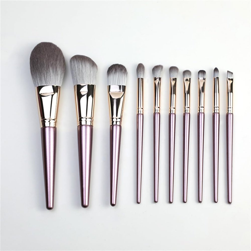 10pcs Makeup Brushes Set Foundation Brushes Soft Hair Super Soft Eyeshadow Brushes Complete Set