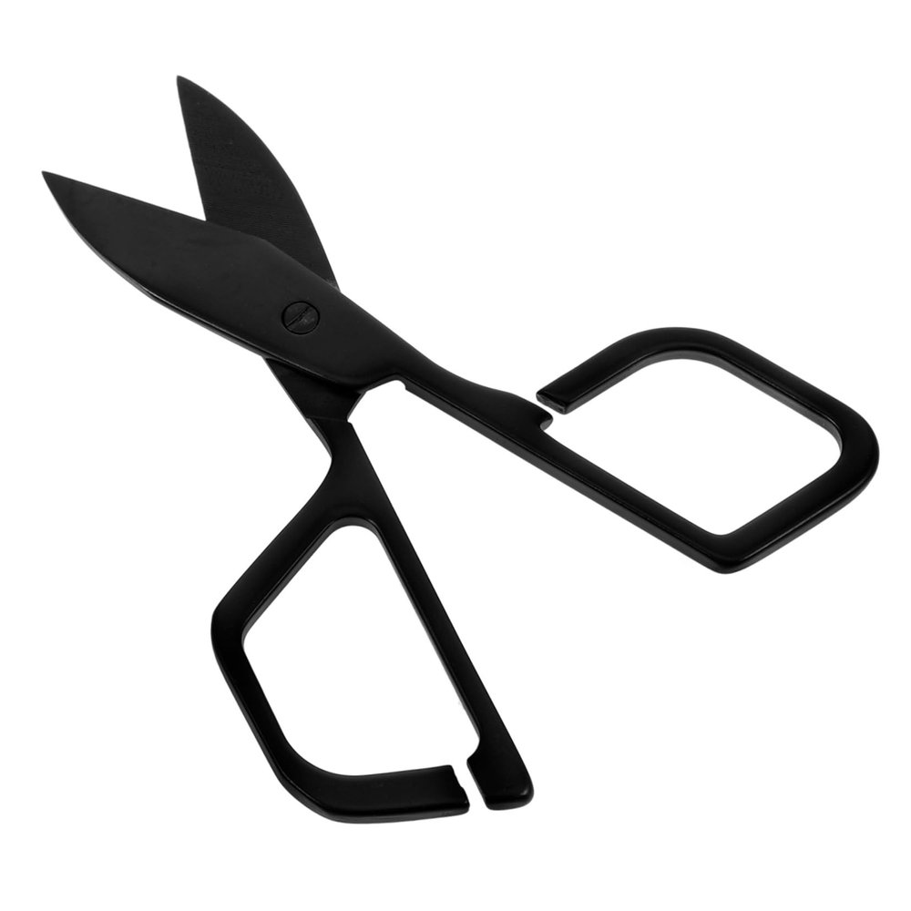 DEARMAMY Nose Hair Scissors Manual Trimming Tool for Facial Hair Eyebrow and Nose Grooming Lightweight and Portable Upgraded Design for Men and Women
