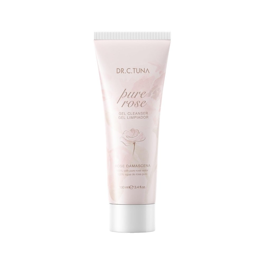 FARMASi Pure Rose Face Cleansing Gel 50 ml / 1.69 fl oz Gentle Gel Cleanser with Rose Extract for Soft, Hydrated Skin Refreshing Daily Face Wash for All Skin Types