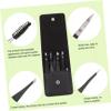 CALLARON 6pcs Stainless Steel Eyebrow Clip Pointed Tweezers for Hair Removal for Makeup Supplies view 2