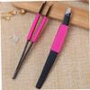 CALLARON 2pcs Stainless Steel Eyebrow Clamp Professional Eyebrow Tweezers Trimmer for Precise Shaping and Easy to Clean for Travel and Daily Use view 2