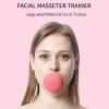 Compact Facial Trainer - v face Exerciser  Silicone Face Slimmer Device for Jaw Workout, Skin Tightening for Women and Men, Lightweight Bite Resistance Tool for dialy beauty Routine, Home Use, Travel view 2