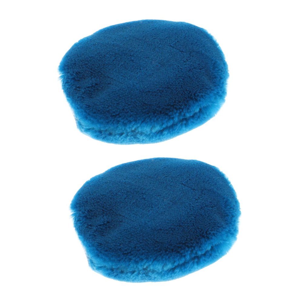 LIFKOME 2PCS Supple Makeup Powder Round Loose Powder Applicators for Finish Durable Reusable for Face Application Gentle Skin Peacock