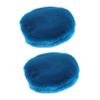 LIFKOME 2PCS Supple Makeup Powder Round Loose Powder Applicators for Finish Durable Reusable for Face Application Gentle Skin Peacock view 1