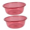Angoily 2pcs Collapsible Camping Sink Wash Basin Plastic Tub Portable Dish Basin Foot Wash view 1