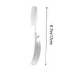 LIFKOME Men Beard Combs Stainless Steel Pocket Comb Hair Tools Static Mustache Brush Stylish Beard Brush view 2