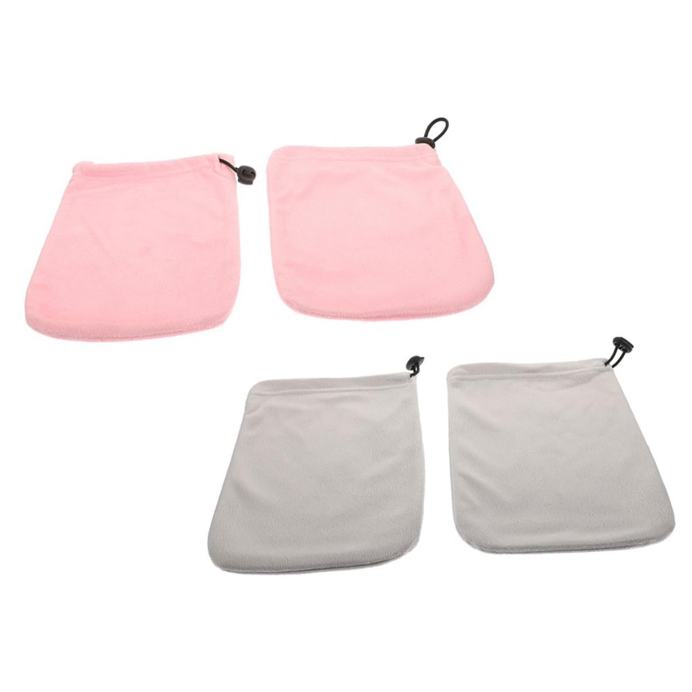 Didiseaon 2pairs Wax Care Mitts Insulated Moisture Gloves Cotton Hand Covers for Kerotherapy