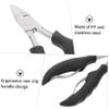 PACKOVE 7pcs Nail Clippers Nail Trimmer Fingernail Toenail Clipper Kit Manicure Trimmer Professional Easy to Use Stainless Steel view 4