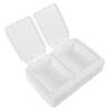 Abaodam 3pcs Cotton Pad Holder Storage Box Makeup Puff Organizer for Compact Travel view 3