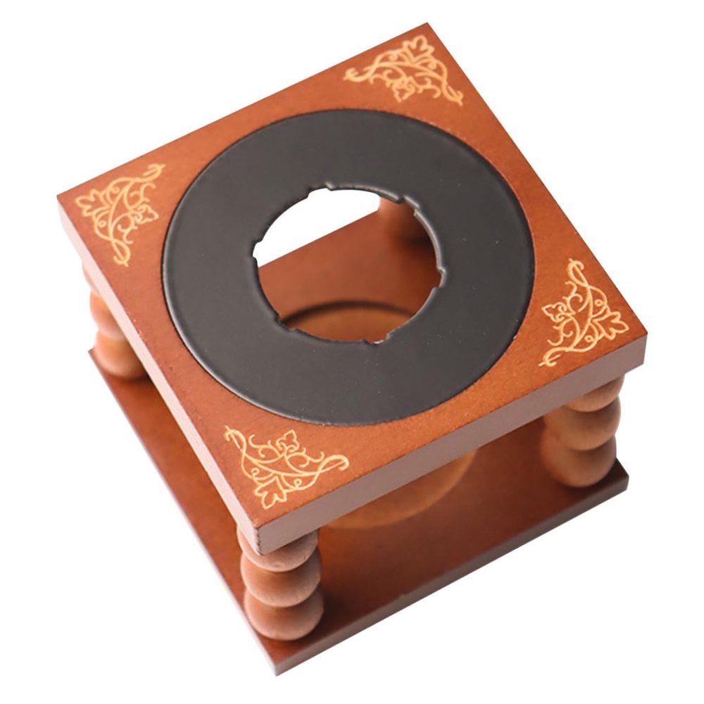 ARTIBETTER Wax Seal Warmer Vintage Beech Melting Furnace for Sealing Wax Easy to Use for Envelopes Invitations and Crafts