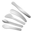 5PCS Stainless Steel Makeup Spatula Metal Cosmetic Spatula Mini Skincare Spatulas Multi-functional Beauty Spatulas Facial Beauty Accessories for Personal Facial Care Makeup Cosmetics Tools view 1
