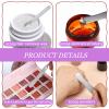 5PCS Stainless Steel Makeup Spatula Metal Cosmetic Spatula Mini Skincare Spatulas Multi-functional Beauty Spatulas Facial Beauty Accessories for Personal Facial Care Makeup Cosmetics Tools view 3