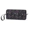 YQxwJL Purple Black Goth Spooky print Cosmetic Makeup Bags Pouch with Zipper Makeup Bag Travel Cosmetic Bags,Travel Toiletry Case view 2
