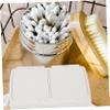 Abaodam Cute Cotton Swab Storage Box Portable Makeup Cotton Pad Holder Dust Cosmetic Organizer for Travel and Home Elegant Design for Makeup Supplies and Floss Compact and view 3