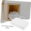 Abaodam Cute Cotton Swab Storage Box Portable Makeup Cotton Pad Holder Dust Cosmetic Organizer for Travel and Home Elegant Design for Makeup Supplies and Floss Compact and view 4