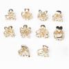 10 mini metal hair clips, honeysuckle geometric clip, shark clip, Korean girl female hair accessory, cute mini hair clip, anti slip Liu tongue hair clip, suitable for thin and thick hair view 1