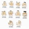 10 mini metal hair clips, honeysuckle geometric clip, shark clip, Korean girl female hair accessory, cute mini hair clip, anti slip Liu tongue hair clip, suitable for thin and thick hair view 2