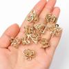 10 mini metal hair clips, honeysuckle geometric clip, shark clip, Korean girl female hair accessory, cute mini hair clip, anti slip Liu tongue hair clip, suitable for thin and thick hair view 3