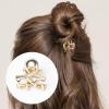 10 mini metal hair clips, honeysuckle geometric clip, shark clip, Korean girl female hair accessory, cute mini hair clip, anti slip Liu tongue hair clip, suitable for thin and thick hair view 4