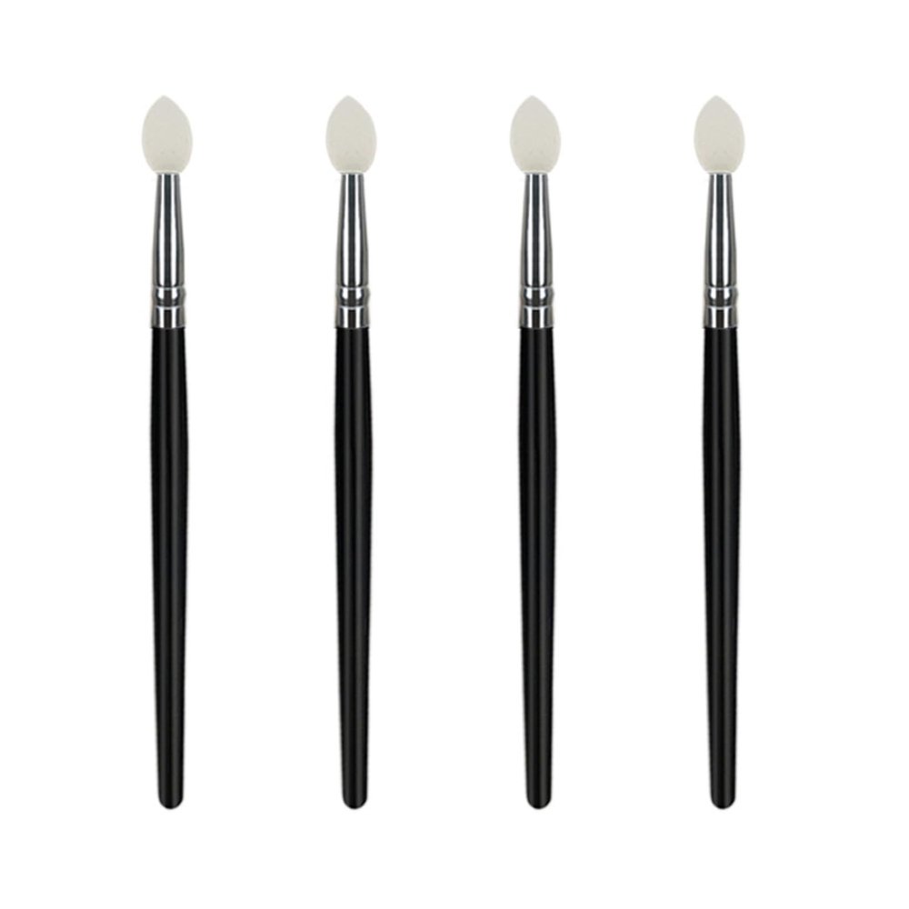4 pieces of makeup brush sets eye shadow nose shadow soft hair facial cosmetics mixing application shader brush beauty tool kit for applying eye shadow lipstick lip gloss