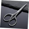 PartyKindom Professional Beard Scissors Mustache Trimmer Stainless Steel Hair Trimmer Barber Tools view 4