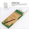 PartyKindom 12pcs Lightweight Eyebrow Shaver Straw Blades Brow Trimmer Face Hair Removal Hair Trimmer Brow Razor for Women view 3