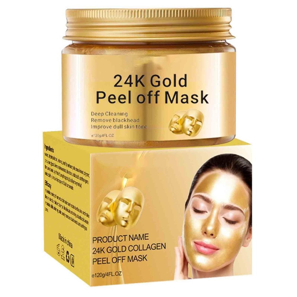 24k Gold Tearing Facial Mask Blackhead And Absorbing Facial Cleansing Facial Mask