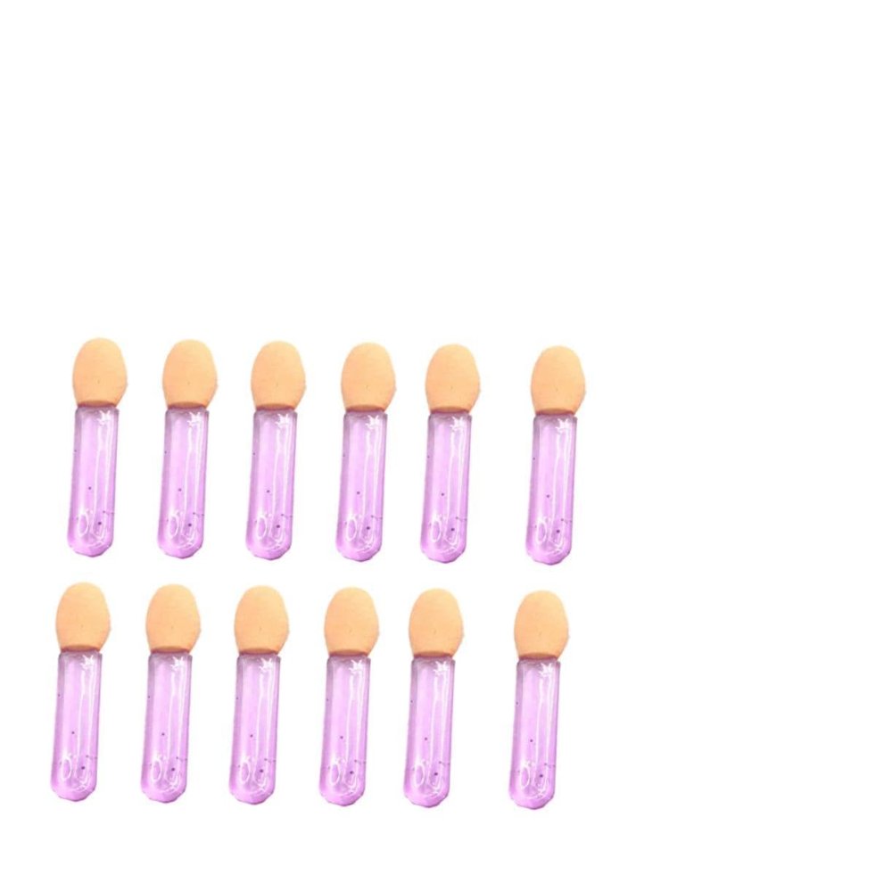 CALLARON 100pcs Fluffy Makeup Brushes for Eyeshadow Women Eye Shadow Applicator Kit Latex Cotton Eye Shadow Sticks Portable Nail Art Brush Makeup Tools Accessories Smooth Surface
