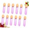 CALLARON 100pcs Fluffy Makeup Brushes for Eyeshadow Women Eye Shadow Applicator Kit Latex Cotton Eye Shadow Sticks Portable Nail Art Brush Makeup Tools Accessories Smooth Surface view 3
