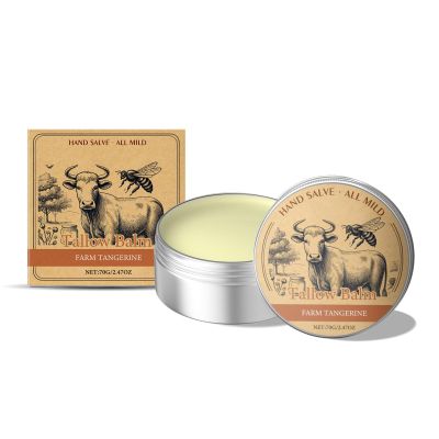 Beef Tallow Moisturiser Natural Grass-fed Beef Tallow Face And Body Moisturiser 70g