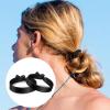 25pcs summer sports breathable men's headband with anti slip ponytail and tight tied headband accessories, fashionable hair accessories suitable for thick and long curly hair, powerful accessories view 3