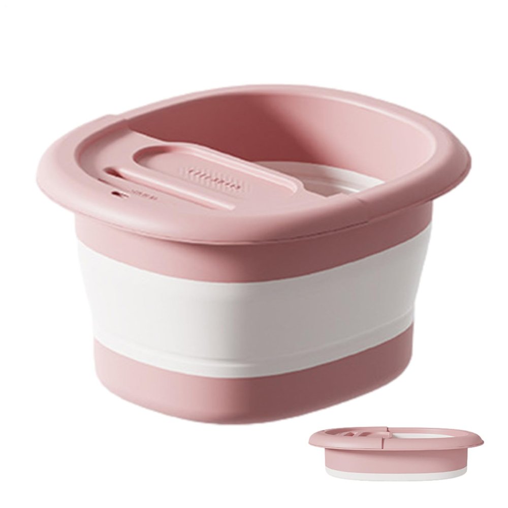 Foot Soaking Basin - Foot Tub, Spa Container Bucket | Large Portable Foot Soak Bucket with Massage Design, Stress Relieve Comfort Soothing Feet Soak Basin for Home Pedicure Travel Outdoors