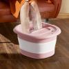 Foot Soaking Basin - Foot Tub, Spa Container Bucket | Large Portable Foot Soak Bucket with Massage Design, Stress Relieve Comfort Soothing Feet Soak Basin for Home Pedicure Travel Outdoors view 2