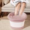Foot Soaking Basin - Foot Tub, Spa Container Bucket | Large Portable Foot Soak Bucket with Massage Design, Stress Relieve Comfort Soothing Feet Soak Basin for Home Pedicure Travel Outdoors view 3