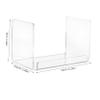 Homoyoyo Acrylic Skincare Organizer Box Lid Large Capacity Makeup Storage Case for Vanity and Bathroom Display Holder for Facial Masks and Cosmetics Stylish Countertop Rack view 2
