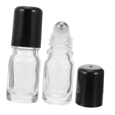 SAFIGLE 25 Pack Glass Roll on Bottles 5ml Travel Essential Oil