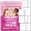 140 pcs Large Pimple Patches for Face  7 Sizes XL Acne Patches for Full Face, Big Hydrocolloid Bandages for Body, Chin, Forehead, Chest & Back Hydrocolloid Patch (Round, Crescent, Oval & Rectangular) view 1