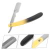 Mikinona Men's Barber Razor Holder Double Edge Razor Blade Beard Shaver Holder for Men Manual Shaving Shop Supplies view 3