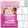 344 Pcs Large Pimple Patches for Face  7 Sizes XL Acne Patches for Full Face, Big Hydrocolloid Bandages for Body, Chin, Forehead, Chest & Back Hydrocolloid Patch (Round, Crescent, Oval & Rectangular) view 1