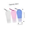 Vaguelly Silicone Travel Bottles with Pvc Bag and Keychains Leak Refillable Containers for Toiletries Shampoo Lotion Travel and Outdoor Use view 2