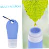Vaguelly Silicone Travel Bottles with Pvc Bag and Keychains Leak Refillable Containers for Toiletries Shampoo Lotion Travel and Outdoor Use view 4